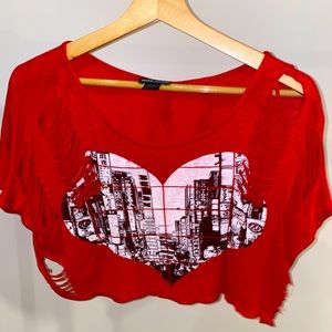 ✨ BOGO FREE ✨ Red City Crop